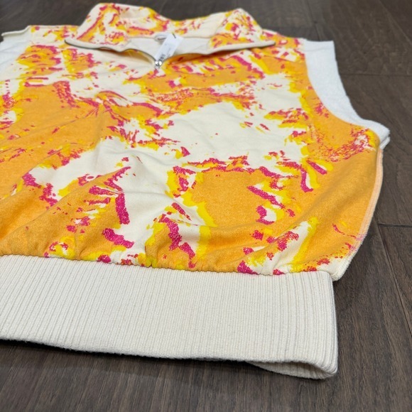 MAKING THE CUT Abstract‎ Print Sleeveless Quarter Zip Vest NWT Women's Small - Picture 3 of 8